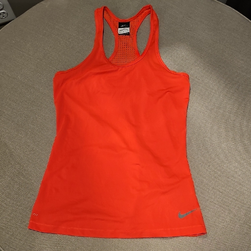 Nike Women's Vibrant Orange Tank Top